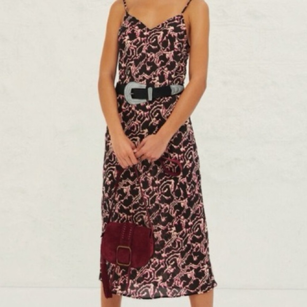 SOLD ba&sh silk TYLAN dress